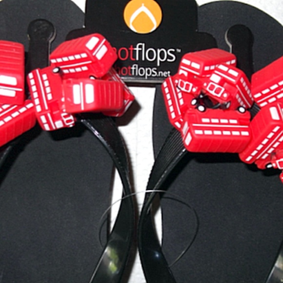 Hotflops London flip flops [original] size L black 3.5cm 2/$35 - Picture 4 of 10